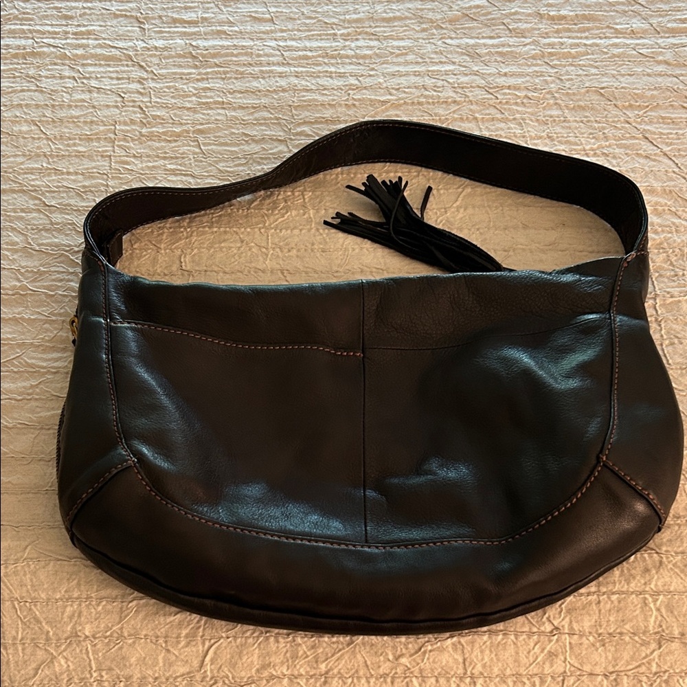 HOBO Black Leather Bag